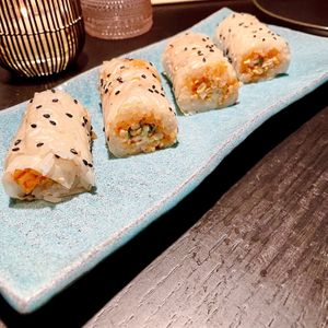 Hearts of Palm Crab Roll at PLANTA Queen in New York City