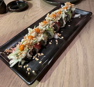 Sushi roll at PLANTA Queen in New York City