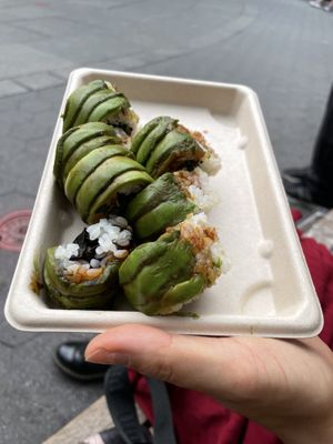 Avocado roll to go  at PLANTA Queen in New York City