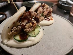 Bao buns at PLANTA Queen in New York City