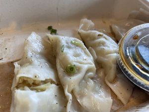 Dumplings at PLANTA Queen in New York City