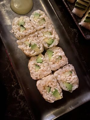 california roll (good, but wouldn’t order again ) at PLANTA Queen in New York City