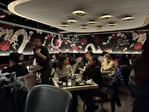 Downstairs bar 🍸 #Veganuary at PLANTA Queen in New York City