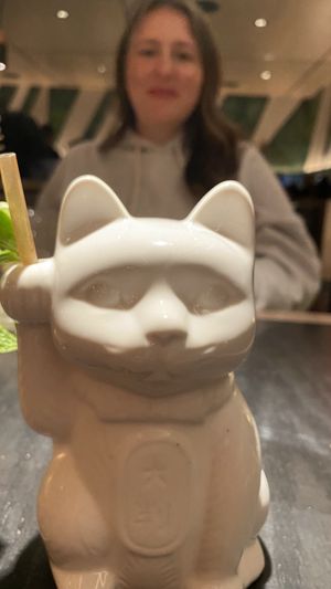 Sake drink  at PLANTA Queen in New York City