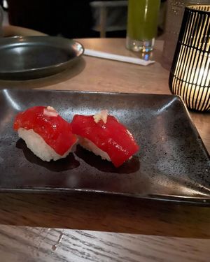 Watermelon nigiri   at PLANTA Queen in New York City