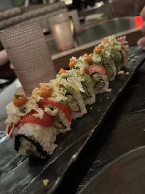 Rainbow roll (recommend)   at PLANTA Queen in New York City