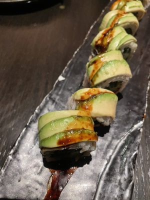 Dragon Roll 😋  at PLANTA Queen in New York City