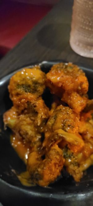 Bang bang broccoli - crazy good at PLANTA Queen in New York City