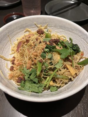 Singapore noodles  at PLANTA Queen in New York City