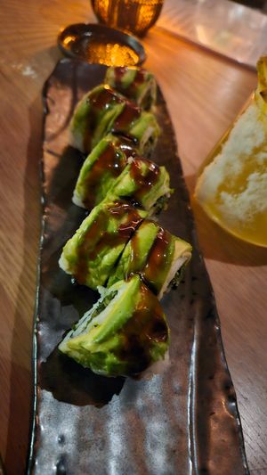 Dragon roll 🐉 at PLANTA Queen in New York City