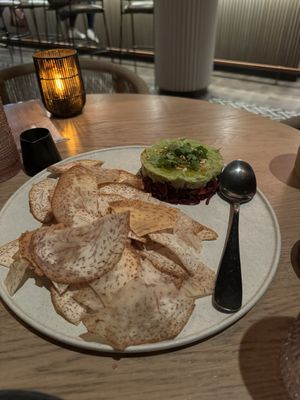 Avocado beet tartare - really loved how fresh this wass  at PLANTA Queen in New York City