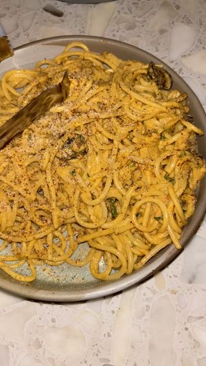 Pasta carbonaraa  at PLANTA Queen in New York City