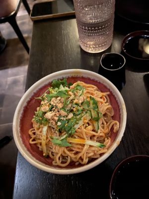 Cold peanut noodles 100/10  at PLANTA Queen in New York City
