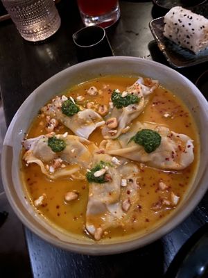 Corn dumplings 7/10  at PLANTA Queen in New York City