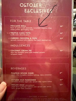 The October specials    at PLANTA Queen in New York City