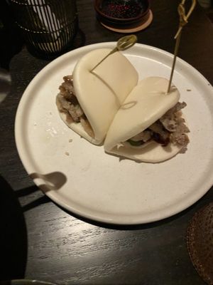 Bao buns  at PLANTA Queen in New York City