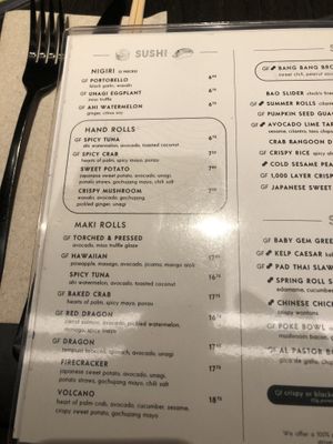 Menu   at PLANTA Queen in New York City