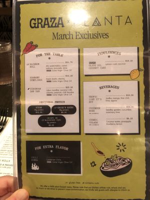 Menu   at PLANTA Queen in New York City