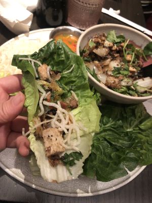Thai lettuce wrap   at PLANTA Queen in New York City