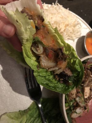 Thai lettuce wrap   at PLANTA Queen in New York City