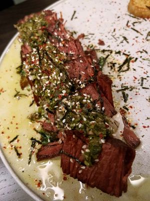 Japanese steak (Chunk Steak)  at PLANTA Queen in New York City