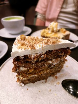 Carrot cake  at PLANTA Queen in New York City