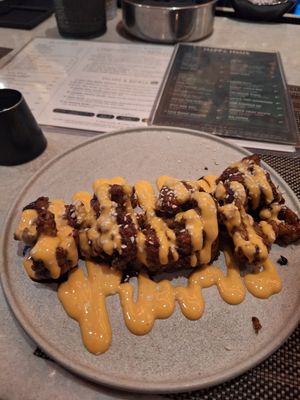 Firecracker cauliflower wings at PLANTA Queen in New York City