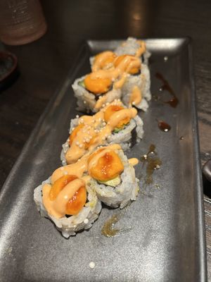 Red dragon roll at PLANTA Queen in New York City