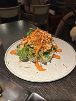 Volcano roll at PLANTA Queen in New York City