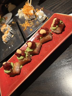 Crispy rice at PLANTA Queen in New York City