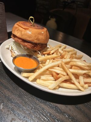 Korean chick'n sandwich at PLANTA Queen in New York City