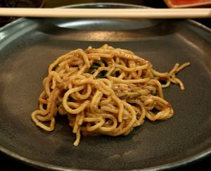 Dan Dan noodles  at PLANTA Queen in New York City