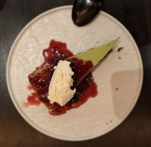 Matcha cheesecake   at PLANTA Queen in New York City