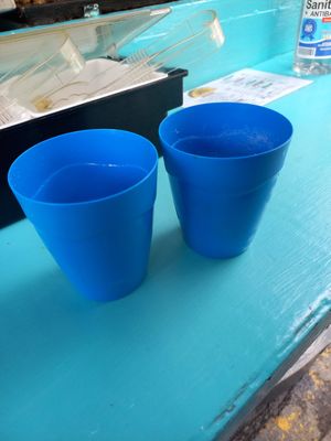 Fresh, homemade drinks. Refill included 💧 at Taco Grass in Mexico City