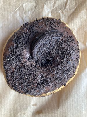 Oreo Donut with vanilla filling  at The Donut Corner in Vienna