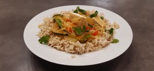 Thajské kari  at Jídelna U tří Vegetariánů in Usti Nad Orlici