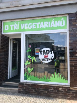 Shopfront   at Jídelna U tří Vegetariánů in Usti Nad Orlici