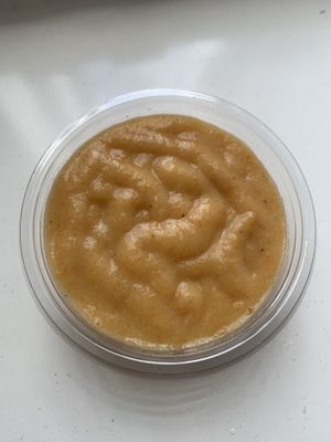 Vegan nacho cheese at Bobu Bob in Ljubljana