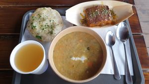 Daily lunch at Bobu Bob in Ljubljana