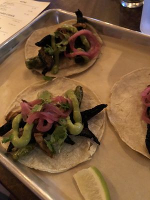VGF tacos. Not very flavourful and very small for a main.   at Rough Cut Brewing Co in Kerhonkson
