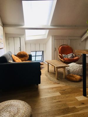 Relaxing place to hang out  at Sunshine Cafe & Yoga in Penryn