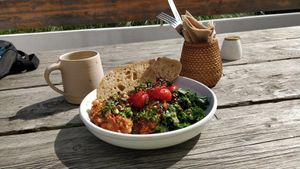 Plant based heaven at Sunshine Cafe & Yoga in Penryn
