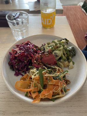Daily salads  at Sunshine Cafe & Yoga in Penryn