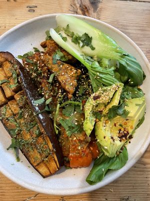 Nourish bowl  at Sunshine Cafe & Yoga in Penryn