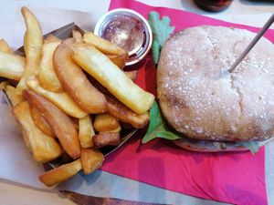 Quinoa burger at Beastie Burgers in Ieper