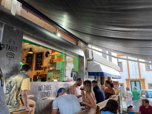 Dinner time, august evening at Amour  at Amour Soul Space in Ericeira