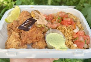  Jackfruit chicharrón  at Black Rican Vegan in Bronx