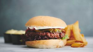 Vegan Burger  at Square Burger in Copenhagen