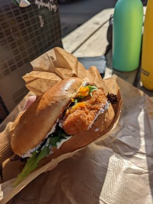 Tender burger at Square Burger in Copenhagen