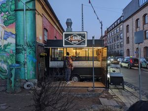 Outdoors at Square Burger in Copenhagen
